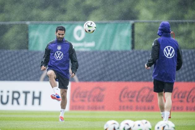 DFB training camp training 30 05 2024 Ilkay Gündogan Germany on the ball DFB training camp training Blankenhain, Golf Spa Resort Weimarer Land on 30 05 2024 Copyright: xBEAUTIFULxSPORTS Wunderlx