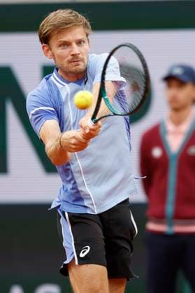 May 30, 2024, Paris, Paris, France: David Goffin (BEL) in action during the tennis Grand Slam of Roland Garros 2024, day 4, match between Alexander Zverev (GER) and David Goffin (BEL) at Roland Garros Stadium - on 30 2024.Paris - France Paris France - ZUMAb253 20240530_zsp_b253_047 Copyright: xLoicxBaratouxx