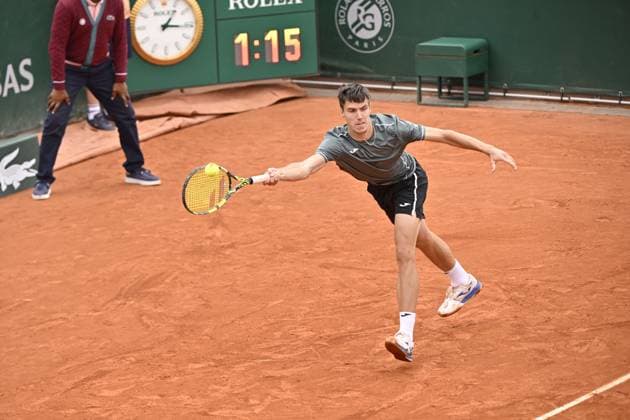 Tennis : Roland Garros 2024 - Fabian Maroszan- Hongrie Tennis : Roland Garros 2024 - France - 30 05 2024 ChrysleneCaillaud Panoramic 