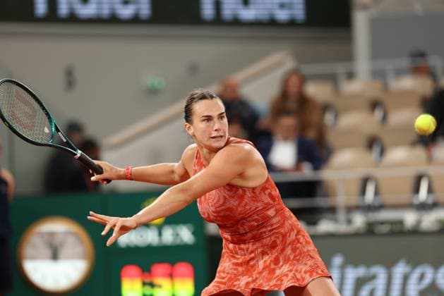 ROLAND GARROS 2024 Thierry Larret Maxppp. Tennis. Roland Garros 2024. Internationaux de France de tennis. Stade Roland Garros, Paris (75). Le 30 mai 2024. Court Philippe Chatrier : Moyuka UCHIJIMA (JPN) vs Aryna SABALENKA (RUS) PARIS (75) STADE ROLAND GARROS PARIS ILE DE FRANCE FRANCE  Copyright: xThierryxLarret MAXPPPxThierryxLarretx TL_20240530_0142 TLx20240530x0142
