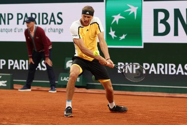 ROLAND GARROS 2024 Thierry Larret Maxppp. Tennis. Roland Garros 2024. Internationaux de France de tennis. Stade Roland Garros, Paris (75). Le 30 mai 2024. Court Suzanne Langlen : Alexander ZVEREV (GER) vs David GOFFIN (BEL) PARIS (75) STADE ROLAND GARROS PARIS ILE DE FRANCE FRANCE  Copyright: xThierryxLarret MAXPPPxThierryxLarretx TL_20240530_0343 TLx20240530x0343