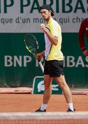 Maximilian Marterer GER makes a fist and cheers, cheers, joy, emotion Copyright: xJuergenxHasenkopfx