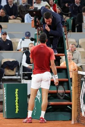 ROLAND GARROS 2024 Thierry Larret Maxppp. Tennis. Roland Garros 2024. Internationaux de France de tennis. Stade Roland Garros, Paris (75). Le 30 mai 2024. Court Philippe Chatrier : Novak DJKOVIC (SRB) vs Roberto CARBALLES BAENA (ESP) PARIS (75) STADE ROLAND GARROS PARIS ILE DE FRANCE FRANCE  Copyright: xThierryxLarret MAXPPPxThierryxLarretx TL_20240530_0820 0492671298st