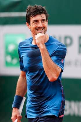 TENNIS - French Open 2024 PARIS,FRANCE,30.MAY.24 - TENNIS - ATP, Tennis Herren World Tour, French Open, Roland Garros, Grand Slam. Image shows the rejoicing of Sebastian Ofner (AUT).  GEPAxpictures xPatrickxSteiner