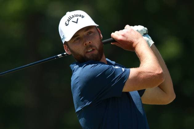 RBC Canadian Open Sam Burns of the United State tees off on the 9th hole during the first round of the RBC Canadian Open at Hamilton Golf & Country Club, Ancaster, Ontario, Canada on Thursday, May 30, 2024. Ancaster Ontario United States  Copyright: xJorgexLemusx originalFilename:lemus-rbccanad240530_npNIi.jpg