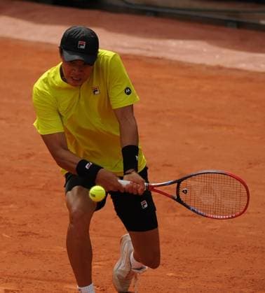 RECORD DATE NOT STATED Paris 30.05.2024 Roland Garros Hubert Hurkacz vs. Brandon Nakashima nz. Brandon Nakashima Fot. Piotr Figura Newspix.pl --- Newspix.pl  300524figura_004