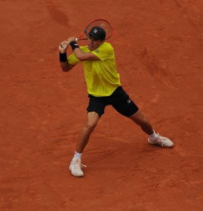 RECORD DATE NOT STATED Paris 30.05.2024 Roland Garros Hubert Hurkacz vs. Brandon Nakashima nz. Brandon Nakashima Fot. Piotr Figura Newspix.pl --- Newspix.pl  300524figura_009