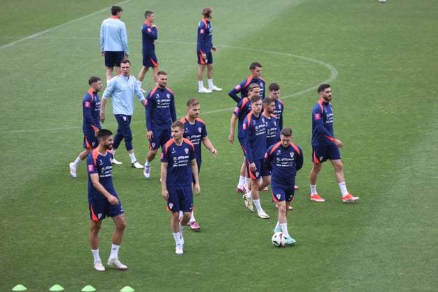 Croatia National Football Team - Training Session Players of Croatia during training session of the Croatian national football team at the HNK Rijeka stadium in Rijeka, Croatia, on May 30, 2024. as part of preparations for the UEFA EURO, EM, Europameisterschaft,Fussball 2024. NelxPavletic PIXSELL