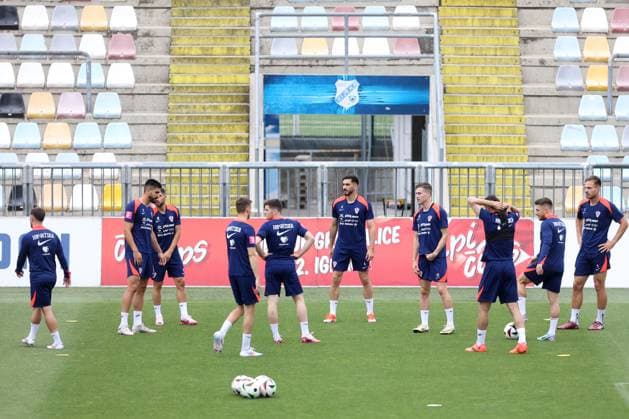 Croatia National Football Team - Training Session Palyers of Croatia during training session of the Croatian national football team at the HNK Rijeka stadium in Rijeka, Croatia, on May 30, 2024. as part of preparations for the UEFA EURO, EM, Europameisterschaft,Fussball 2024. NelxPavletic PIXSELL