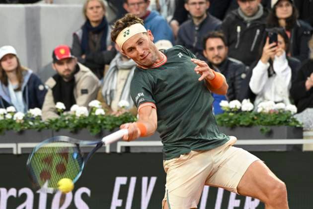 Alejandro Davidovich Fokina (ESP) Vs Casper Ruud (NOR) TENNIS : Roland Garros 2024 - 30 05 2024 MichaelBaucher Panoramic 