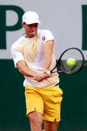 TENNIS - French Open 2024 PARIS,FRANCE,30.MAY.24 - TENNIS - ATP, Tennis Herren World Tour, French Open, Roland Garros, Grand Slam. Image shows Filip Misolic (AUT).  GEPAxpictures xPatrickxSteiner