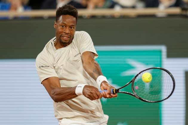Sport Bilder des Tages May 30, 2024, Paris, Paris, France: Gael Monfils (FRA) in action during the tennis Grand Slam of Roland Garros 2024, day 4, match between Gael Monfils (FRA) and Lorenzo Musetti (ITA) at Roland Garros Stadium - on 30 2024.Paris - France Paris France - ZUMAb253 20240530_zsp_b253_097 Copyright: xLoicxBaratouxx