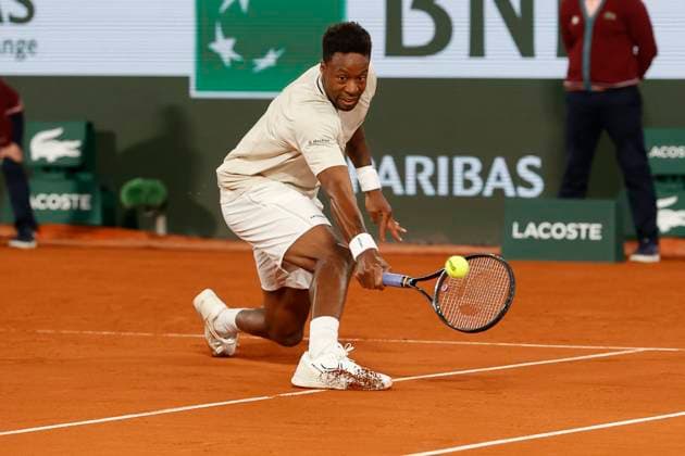 May 30, 2024, Paris, Paris, France: Gael Monfils (FRA) in action during the tennis Grand Slam of Roland Garros 2024, day 4, match between Gael Monfils (FRA) and Lorenzo Musetti (ITA) at Roland Garros Stadium - on 30 2024.Paris - France Paris France - ZUMAb253 20240530_zsp_b253_101 Copyright: xLoicxBaratouxx