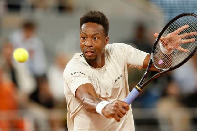 May 30, 2024, Paris, Paris, France: Gael Monfils (FRA) in action during the tennis Grand Slam of Roland Garros 2024, day 4, match between Gael Monfils (FRA) and Lorenzo Musetti (ITA) at Roland Garros Stadium - on 30 2024.Paris - France Paris France - ZUMAb253 20240530_zsp_b253_125 Copyright: xLoicxBaratouxx