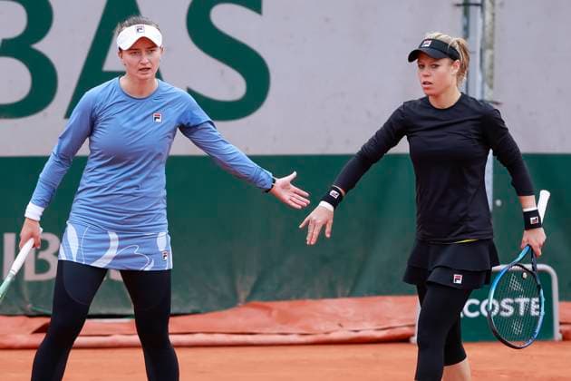 Barbora Krejcikova, Laura Siegemund, Womens Doubles Tennis French Open 2024 Roland Garros Paris France 31 May 2024 Copyright: xJuergenxHasenkopfx