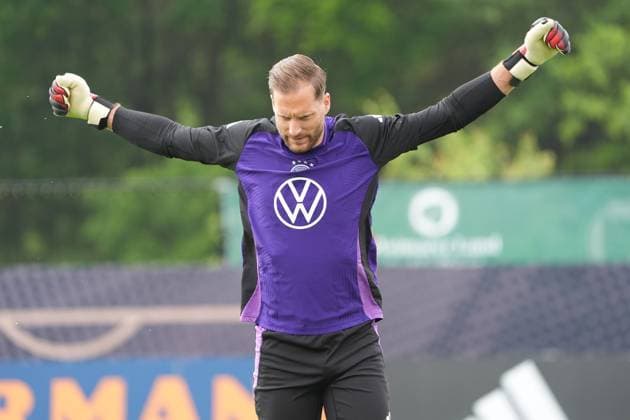 Goalkeeper Oliver Baumann Germany Germany Blankenhain 31 05 2024 Training camp for the German national team in preparation for the European Championship, Golf Resort Weimarer Land