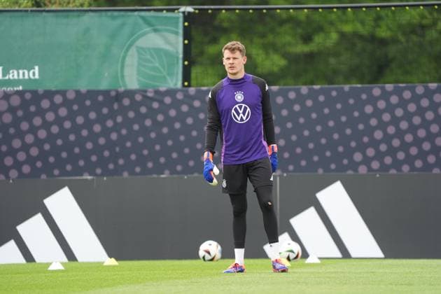 Goalkeeper Goalie Alexander Nübel Germany Germany Blankenhain 31 05 2024 Training camp for the German national team in preparation for the European Championship, Golf Resort Weimarer Land