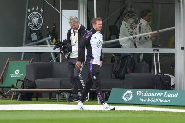 National coach Julian Nagelsmann Germany Germany Blankenhain 31 05 2024 Training camp for the German national team in preparation for the European Championship, Golf Resort Weimarer Land