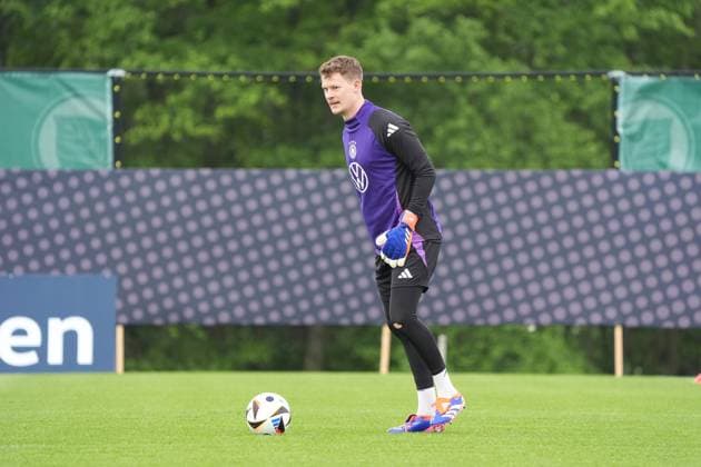 Goalkeeper Goalie Alexander Nübel Germany Germany Blankenhain 31 05 2024 Training camp for the German national team in preparation for the European Championship, Golf Resort Weimarer Land