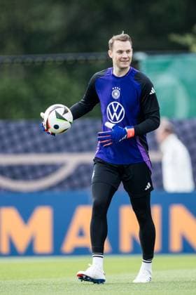 DFB training camp training 31 05 2024 Manuel Neuer Germany with ball DFB training camp training Blankenhain, Golf Spa Resort Weimarer Land on 31 05 2024 Copyright: xBEAUTIFULxSPORTS Wunderlx