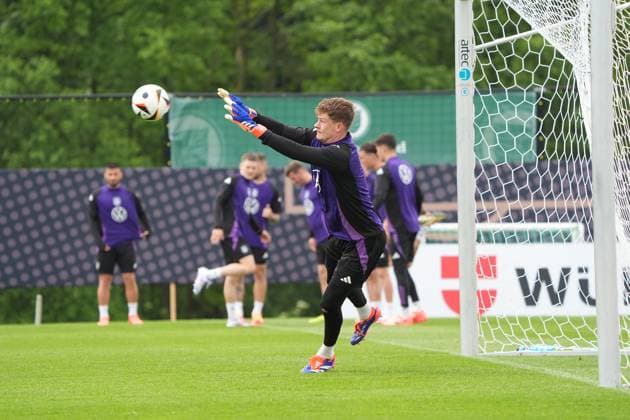Goalkeeper Goalie Alexander Nübel Germany Germany Blankenhain 31 05 2024 Training camp for the German national team in preparation for the European Championship, Golf Resort Weimarer Land
