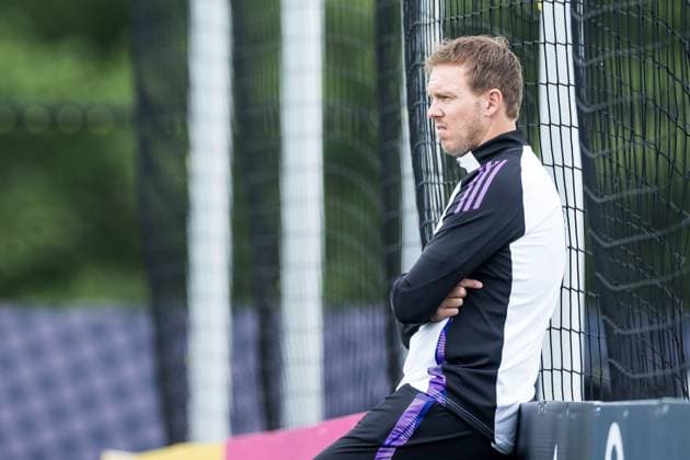 DFB Training Camp Training 31 05 2024 Julian Nagelsmann Coach Germany observes the training DFB Training Camp Training Blankenhain, Golf Spa Resort Weimarer Land on 31 05 2024 Copyright: xBEAUTIFULxSPORTS Wunderlx