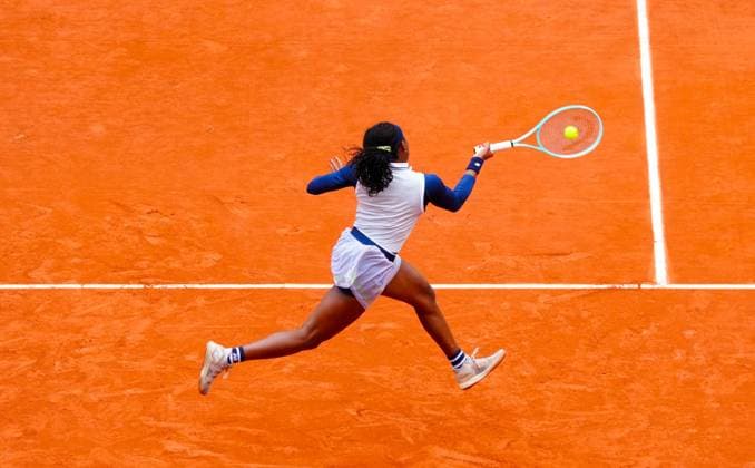 Coco Gauff in third round action French Open Tennis, Day 6, Tennis, Roland Garros, Paris, France - 31 May 2024  Copyright: xJavierxGarcia Shutterstockx 14516281p