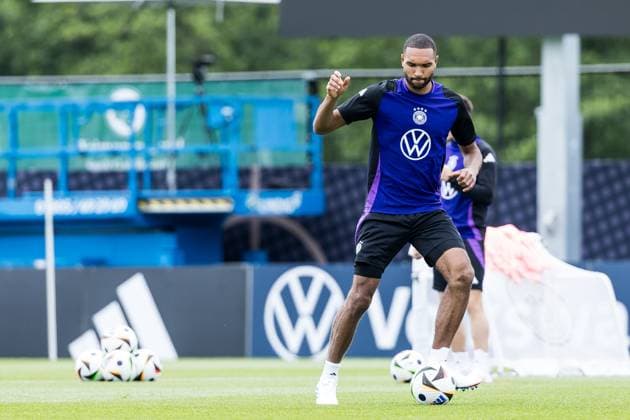 DFB training camp training 31 05 2024 Jonathan Tah Germany on the ball DFB training camp training Blankenhain, Golf Spa Resort Weimarer Land on 31 05 2024 Copyright: xBEAUTIFULxSPORTS Wunderlx