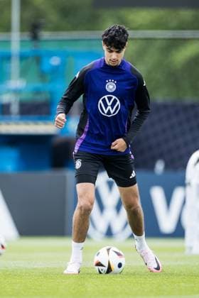 DFB training camp training 31 05 2024 Aleksandar Pavlovic Germany on the ball DFB training camp training Blankenhain, Golf Spa Resort Weimarer Land on 31 05 2024 Copyright: xBEAUTIFULxSPORTS Wunderlx