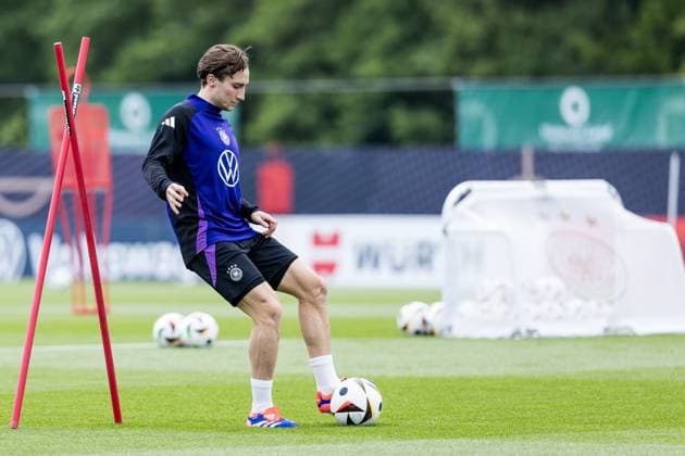DFB training camp training 31 05 2024 Rocco Reitz Germany on the ball DFB training camp training Blankenhain, Golf Spa Resort Weimarer Land on 31 05 2024 Copyright: xBEAUTIFULxSPORTS Wunderlx
