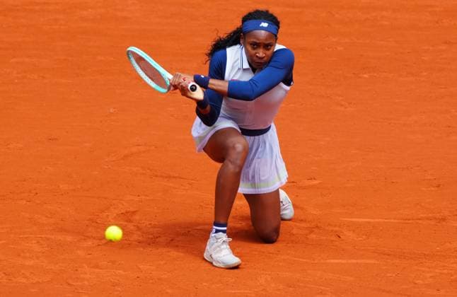 Coco Gauff in third round action French Open Tennis, Day 6, Tennis, Roland Garros, Paris, France - 31 May 2024  Copyright: xJavierxGarcia Shutterstockx 14516281s