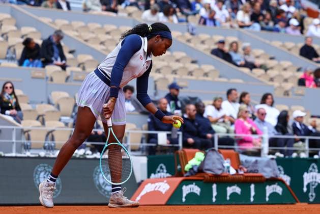 2024.05.31 Paryz Tenis French Open Roland Garros 2024 Coco Gauff - Dayana Yastremska N Z Coco Gauff Foto Pawel Andrachiewicz PressFocus 2024.05.31 Paris Tennis French Open Roland Garros 2024 Coco Gauff - Dayana Yastremska Coco Gauff Photo Pawel Andrachiewicz PressFocus NEWSPIX.PL --- Newspix.pl  20240531_PF_PA126
