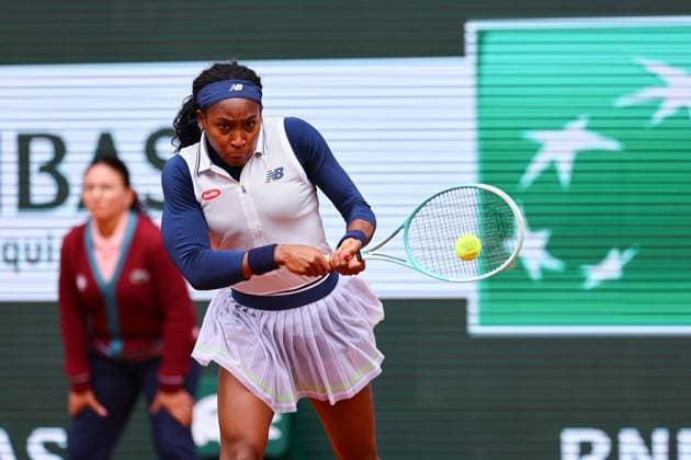 2024.05.31 Paryz Tenis French Open Roland Garros 2024 Coco Gauff - Dayana Yastremska N Z Coco Gauff Foto Pawel Andrachiewicz PressFocus 2024.05.31 Paris Tennis French Open Roland Garros 2024 Coco Gauff - Dayana Yastremska Coco Gauff Photo Pawel Andrachiewicz PressFocus NEWSPIX.PL --- Newspix.pl  20240531_PF_PA149