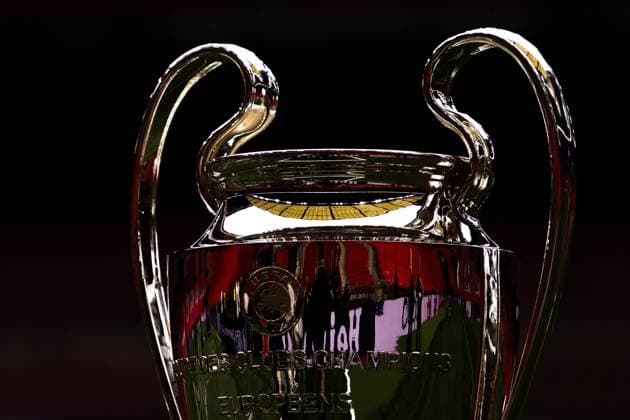 240531 The Champions League trophy is displayed inside the stadium ahead of the UEFA Champions League final between Dortmund and Real Madrid on May 31, 2024 in London Photo Petter Arvidson BILDBYRAN kod PA PA0815 fotboll football soccer fotball champions league förhand inför preview real madrid bbeng borussia dortmund final pokal genre  Copyright: PETTERxARVIDSON BB240531PA025