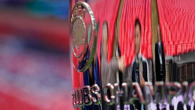 Sport Bilder des Tages ENG: UEFA Champions League Real Madrid training session UEFA Champions League Trophy Before the UEFA Champions League Real Madrid training session at Wembley Stadium on May 31, 2024 in London, England. kpng Copyright: xBaguxBlancox xPRESSINPHOTOx PS_240531_005