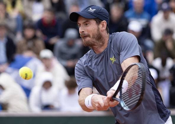 Andy Murray of GBR in action French Open Tennis, Day 6, Tennis, Roland Garros, Paris, France - 31 May 2024  Copyright: xEllaxLing Shutterstockx 14516279v