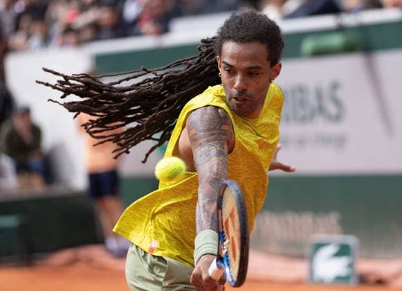 Dustin Brown of Jamaica in action French Open Tennis, Day 6, Tennis, Roland Garros, Paris, France - 31 May 2024  Copyright: xEllaxLing Shutterstockx 14516279ac