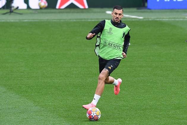 Soccer Champions League final training Real Madrid on 31 05 2024 at Wembley Stadium in London Dani Ceballos Madrid xRx