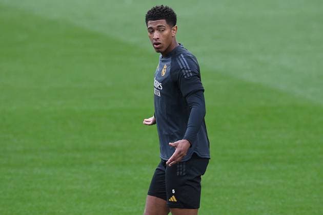 Soccer Champions League final training Real Madrid on 31 05 2024 at Wembley Stadium in London Jude Bellingham Madrid xRx
