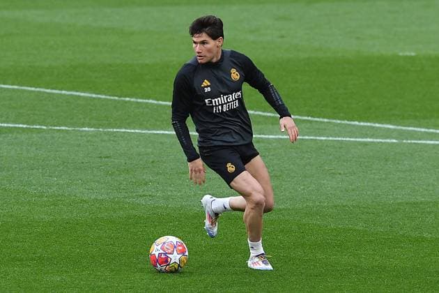 Soccer Champions League final training Real Madrid on 31 05 2024 at Wembley Stadium in London Fran Garcia Madrid xRx