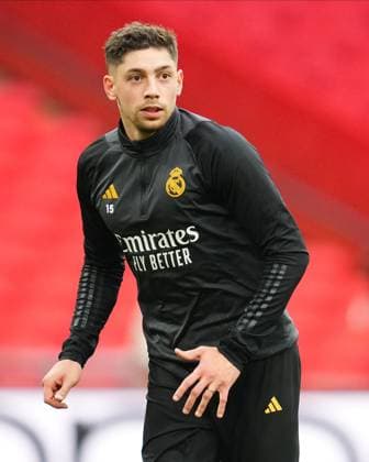 ENG: UEFA Champions League Real Madrid training session Fede Valverde of Real Madrid Before the UEFA Champions League Real Madrid training session at Wembley Stadium on May 31, 2024 in London, England. kpng Copyright: xBaguxBlancox xPRESSINPHOTOx PS_240531_065
