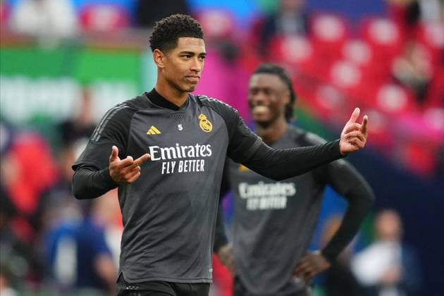 ENG: UEFA Champions League Real Madrid training session Before the UEFA Champions League Real Madrid training session at Wembley Stadium on May 31, 2024 in London, England. kpng Copyright: xBaguxBlancox xPRESSINPHOTOx PS_240531_071