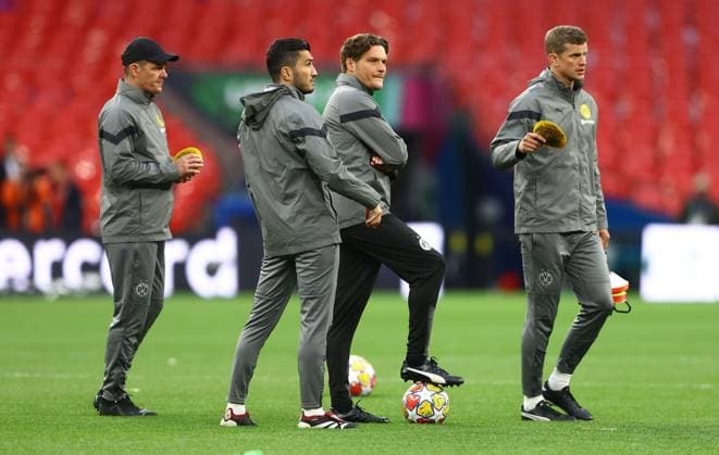 Borussia Dortmund manager Edin Terzic Borussia Dortmund Training Session, UEFA Champions League, Final, Football, Wembley Stadium, London, UK - 31 May 2024 EDITORIAL USE ONLY No use with unauthorised audio, video, data, fixture lists, club league logos or live services. Online in-match use limited to 120 images, no video emulation. No use in betting, games or single club league player publications. Copyright: xKieranxMcManus Shutterstockx 14516295e
