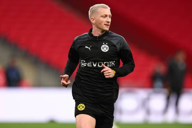 31st May 2024; Wembley Stadium, London, England; Training ahead of the UEFA Champions League Final match between Borussia Dortmund and Real Madrid, London, England; Marco Reus of Borussia Dortmund during the practice session  ActionPlus12649296 ShaunxBrooks