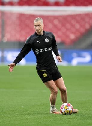 Marco Reus of Borussia Dortmund at Wembley Stadium, London. Picture date: 31st May 2024. Picture credit should read: David Klein Sportimage EDITORIAL USE ONLY. No use with unauthorised audio, video, data, fixture lists, club league logos or live services. Online in-match use limited to 120 images, no video emulation. No use in betting, games or single club league player publications. SPI-3177-0043