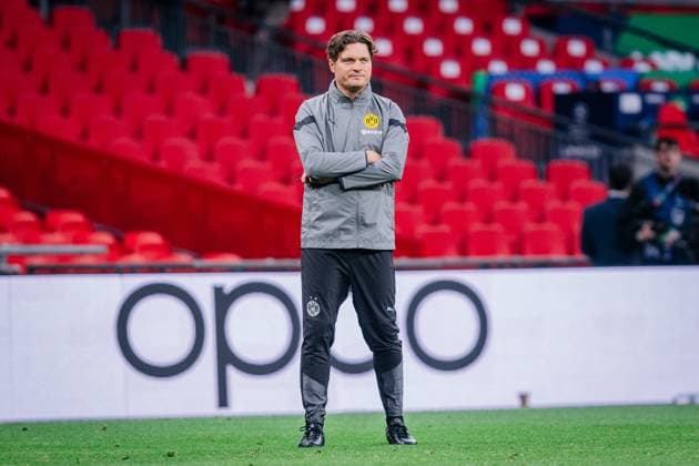 2024.05.31 Londyn Final ligi mistrzow, trening, training session, Borussia Dortmund, Wembley, London Trening Borussi Dortmund przed finalem Ligi Mistrzow N z Edin Terzic Foto Mateusz Porzucek PressFocus 2024.05.31 Londyn Borussia Dortmund training before UEFA Champions League final Trening Borussi Dortmund przed finalem Ligi Mistrzow Edin Terzic Credit: Mateusz Porzucek PressFocus NEWSPIX.PL --- Newspix.pl POLAND OUT!  20240531PF_MP180