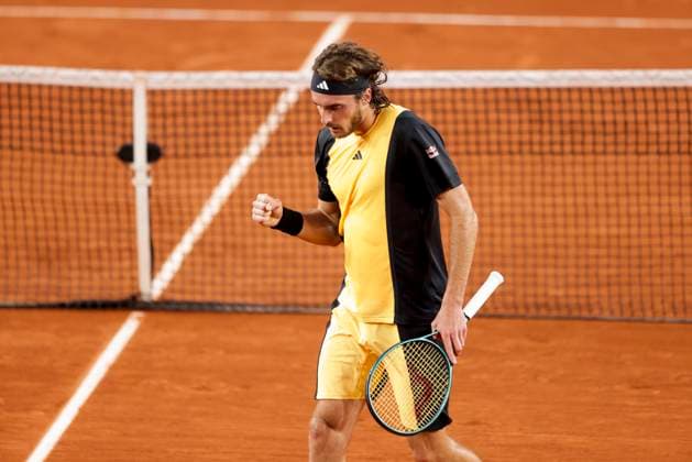 TENNIS - French Open 2024 PARIS,FRANCE,31.MAY.24 - TENNIS - ATP, Tennis Herren World Tour, French Open, Roland Garros, Grand Slam. Image shows Stefanos Tsitsipas (GRE).  GEPAxpictures xPatrickxSteiner