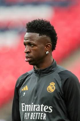 May 31, 2024, London, United Kingdom: Vinicius Junior of Real Madrid seen during training session ahead of their UEFA Champions League Final against Borussia Dortmund at Wembley Stadium. London United Kingdom - ZUMAs197 20240531_aaa_s197_158 Copyright: xGrzegorzxWajdax