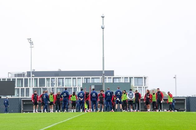 EURO 2024, Nationalteam Belgien Training Belgian National Football Team Media Activities 01 06 2024 TUBIZE, BELGIUM - JUNE 01 : The team of Belgium during a training session prior to the friendly matches against Montenegro, Luxemburg and Slovakia at the RBFA Headquarters on June 01, 2024 in Tubize, Belgium, 01 06 2024  Copyright: xTomasxSiskx