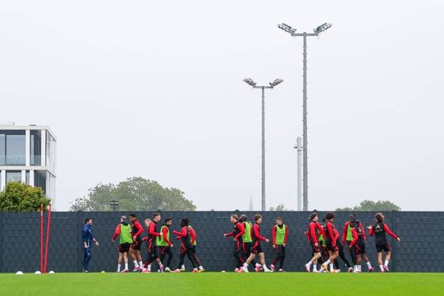 EURO 2024, Nationalteam Belgien Training Belgian National Football Team Media Activities 01 06 2024 TUBIZE, BELGIUM - JUNE 01 : The team of Belgium during a training session prior to the friendly matches against Montenegro, Luxemburg and Slovakia at the RBFA Headquarters on June 01, 2024 in Tubize, Belgium, 01 06 2024  Copyright: xTomasxSiskx